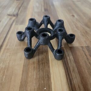 Vintage DANSK designs Cast Iron Spider Candleholder